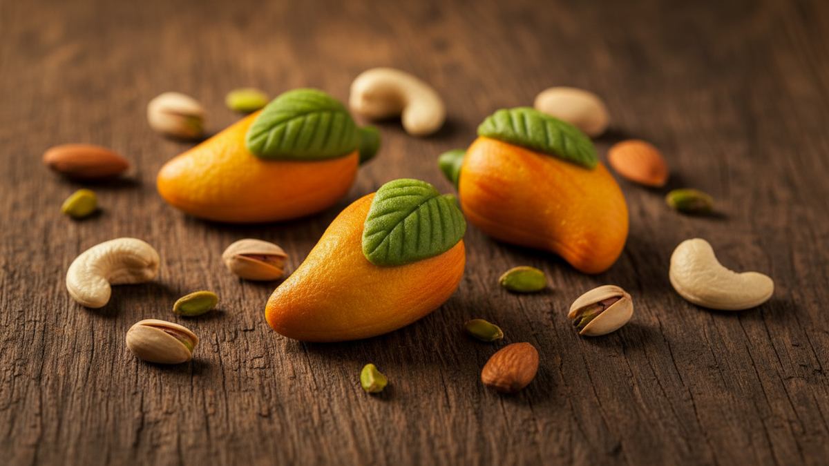 Kaju Pista Mango Mithai