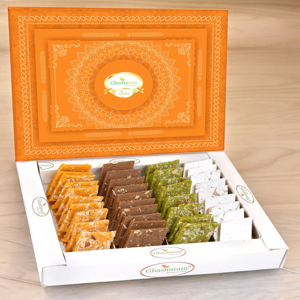 Sweets- Pure Assorted Kaju Katlis