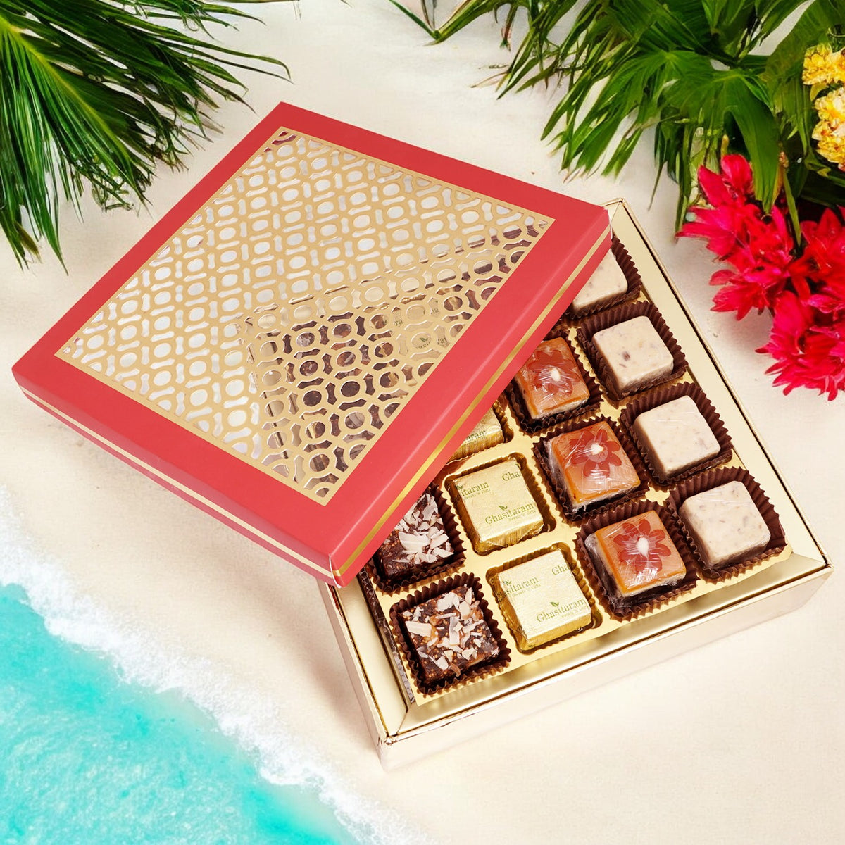 Diwali Gifts-Carving Box of with Mewa bites
