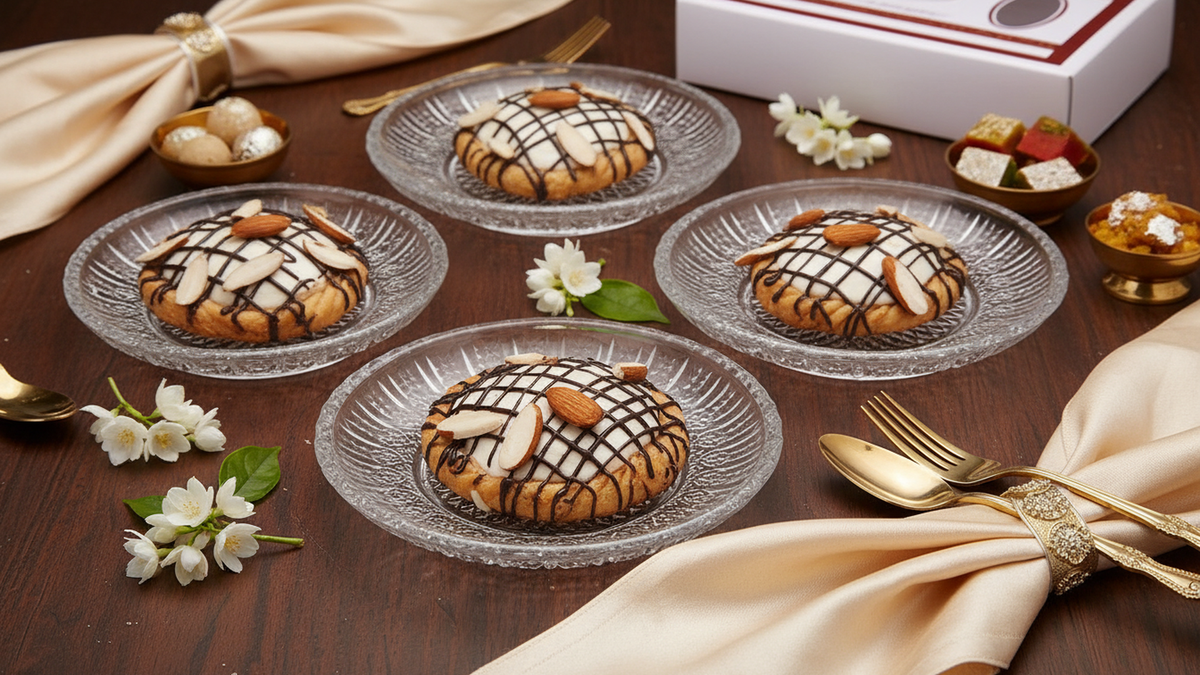 Holi Sweets| Holi Hampers| Holi Gifts-Chocolate Filled Chandrakala