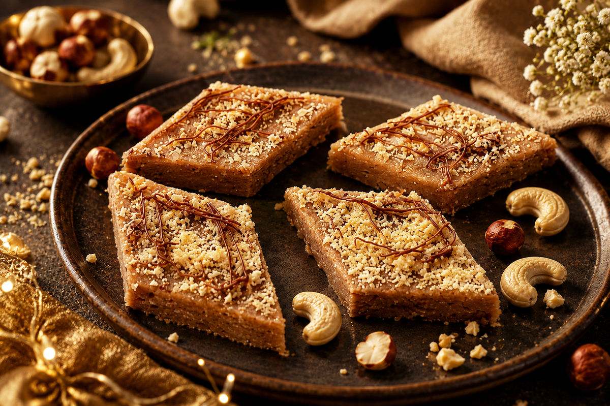 Corporate Gifts-Hazelnut Kaju Katli 400 GMS