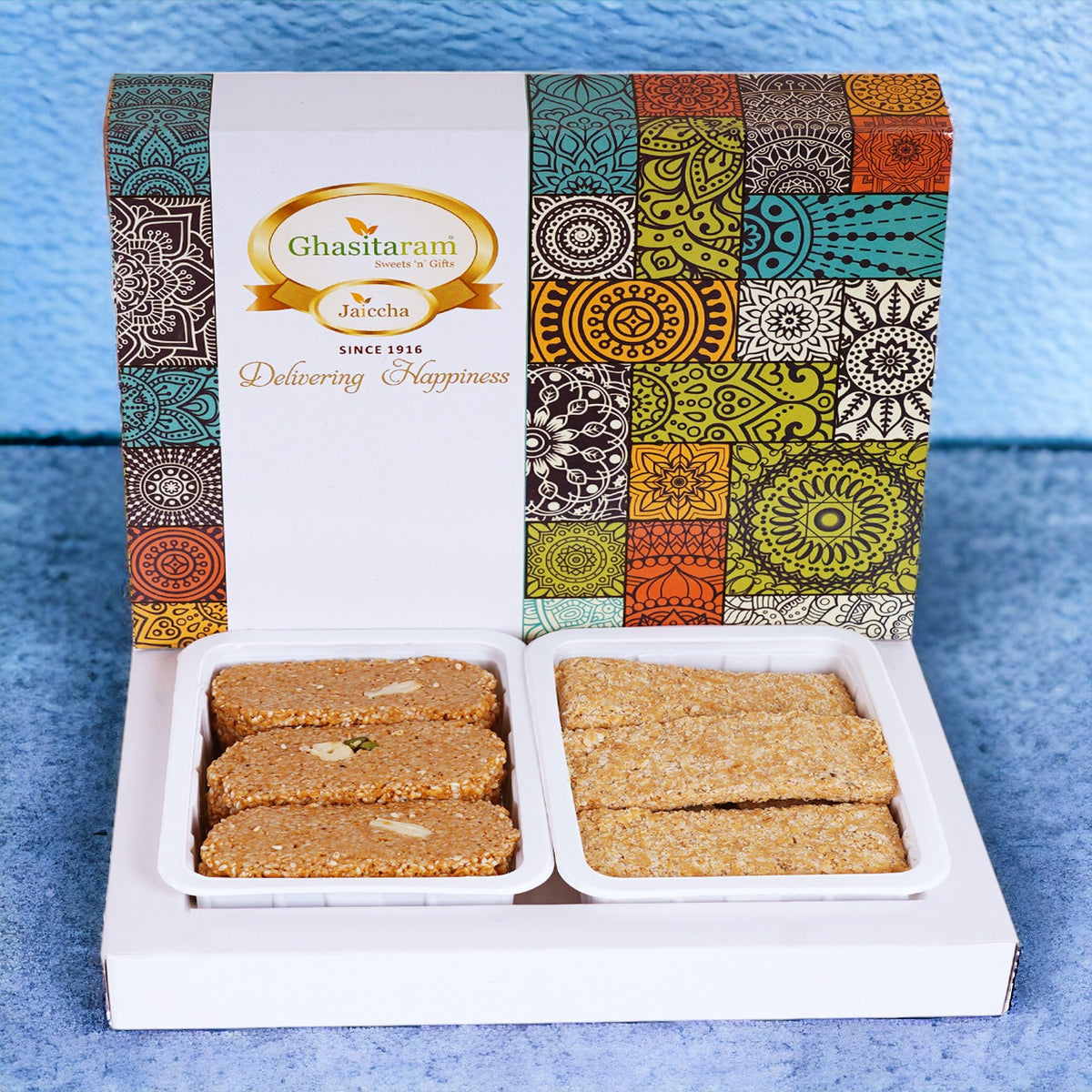 Lohri Sweets-Assortment of Gud Til Gachak and Khasta Gachak