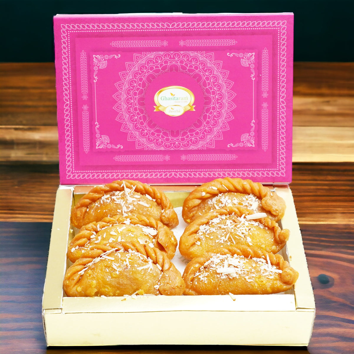 Holi Sweets| Holi Hampers| Holi Gifts-Gujiya Box (200 gms)