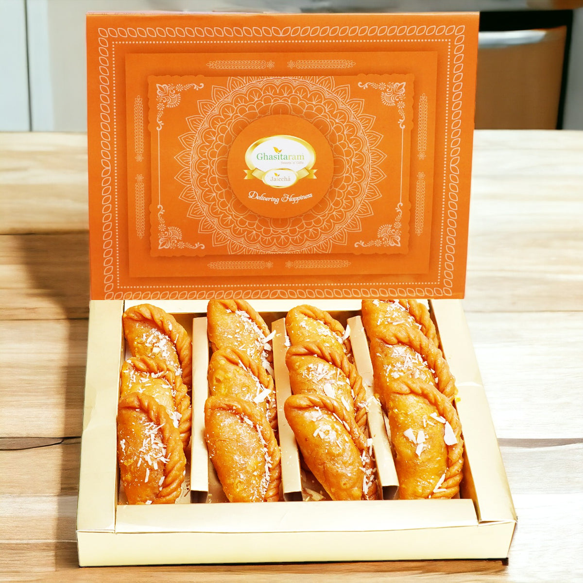 Holi Sweets| Holi Hampers| Holi Gifts-Gujiya Box (400 gms)