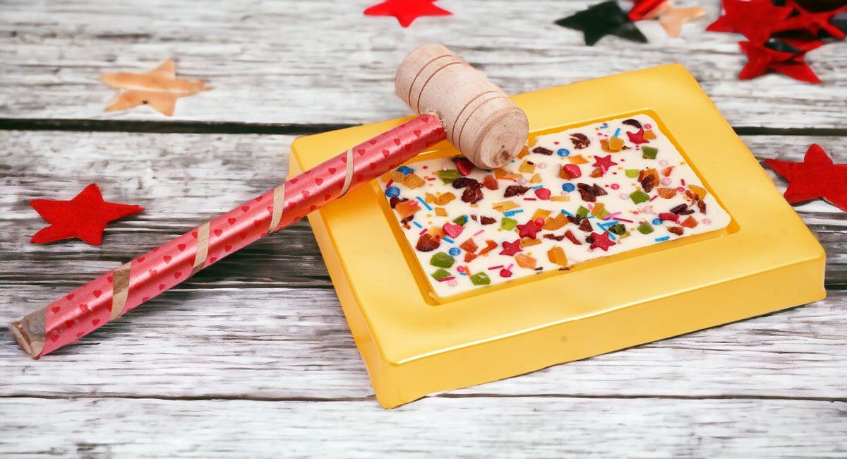 Mixed Fruit Chocolate Bark