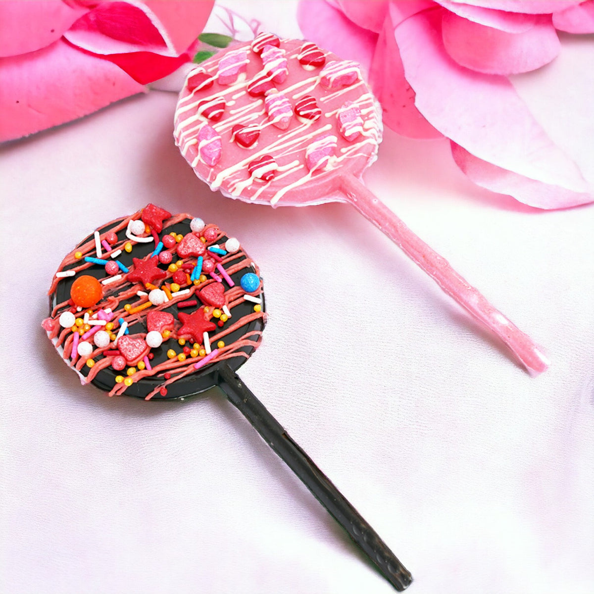 Set of Valentine Lollipops