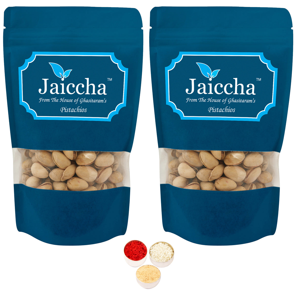 Bhaidhooj Gifts-Afgani Pistachios 400 gms in White Paper Pouch