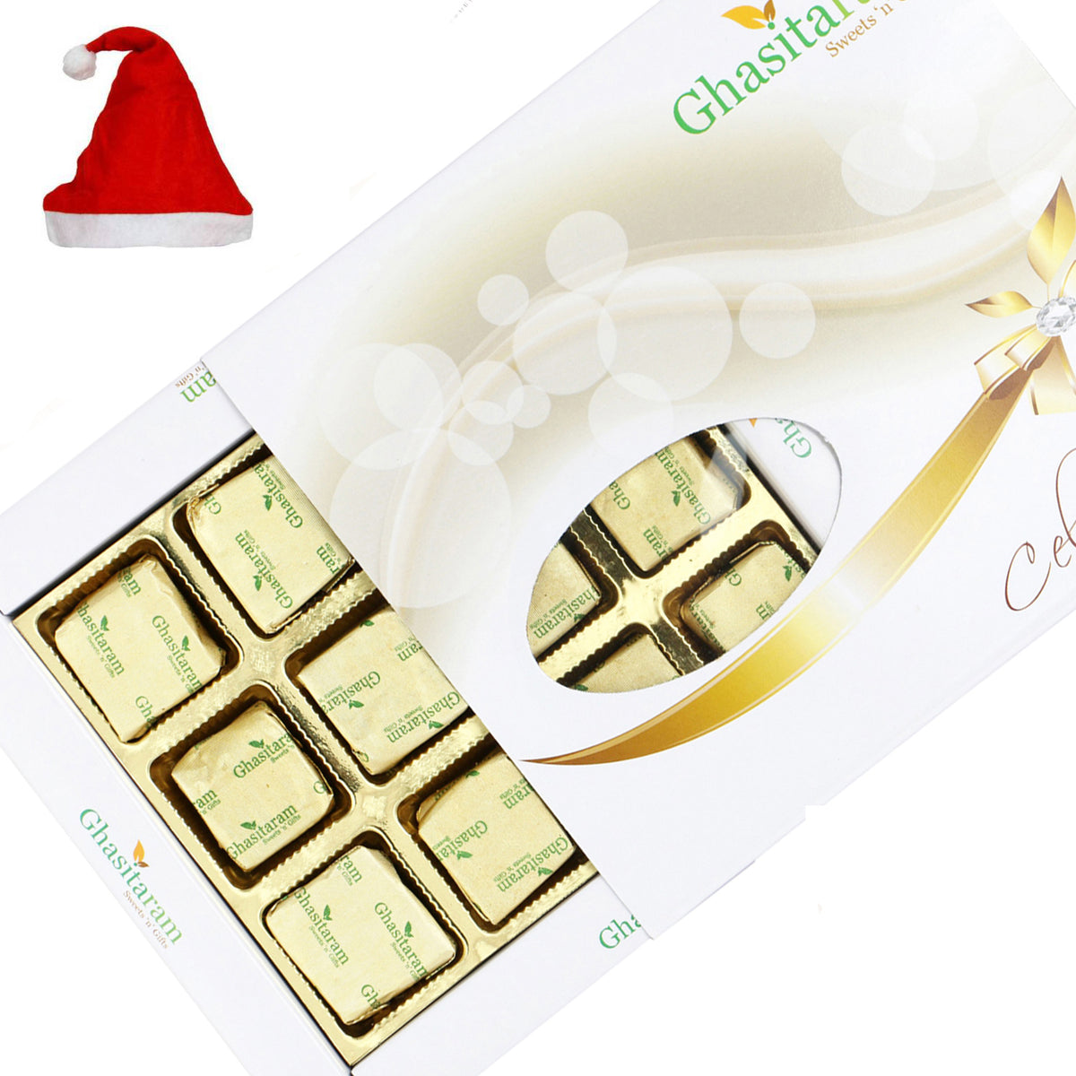 Ghasitarams Chocolates Assorted Chocolates 12 pcs White Box