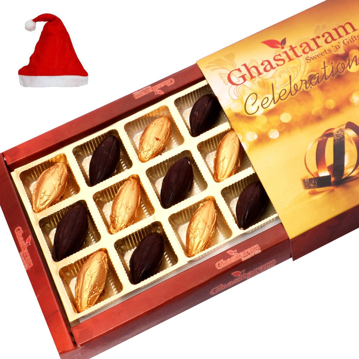 Whole Roasted Almond Chocolate Box (18 pcs)