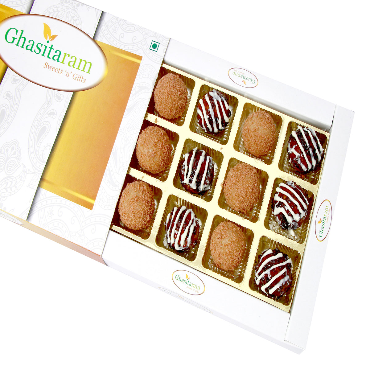 Bournvita and Chocos Cashew Laddoos 12 pcs