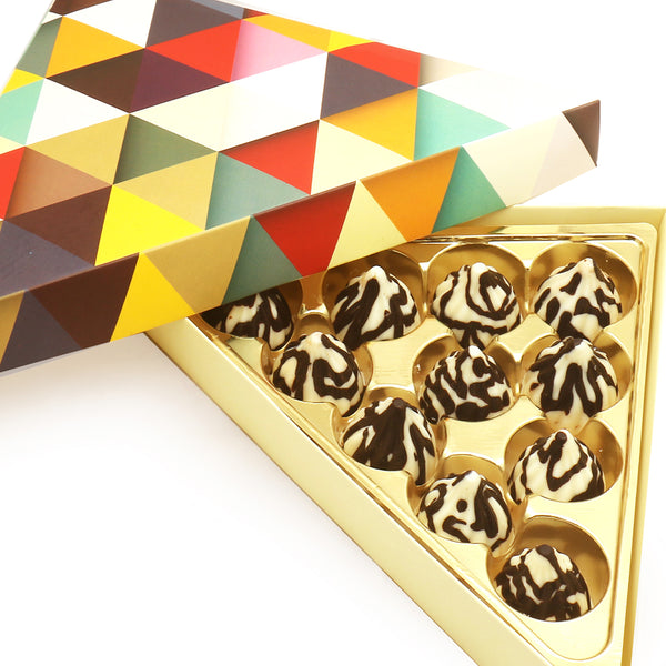 Pack of 11 Triangle Marble Chocolate Modaks