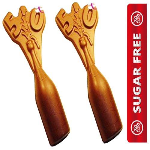 50th Birthday/Anniversary Sugarfree Chocolate Bottles