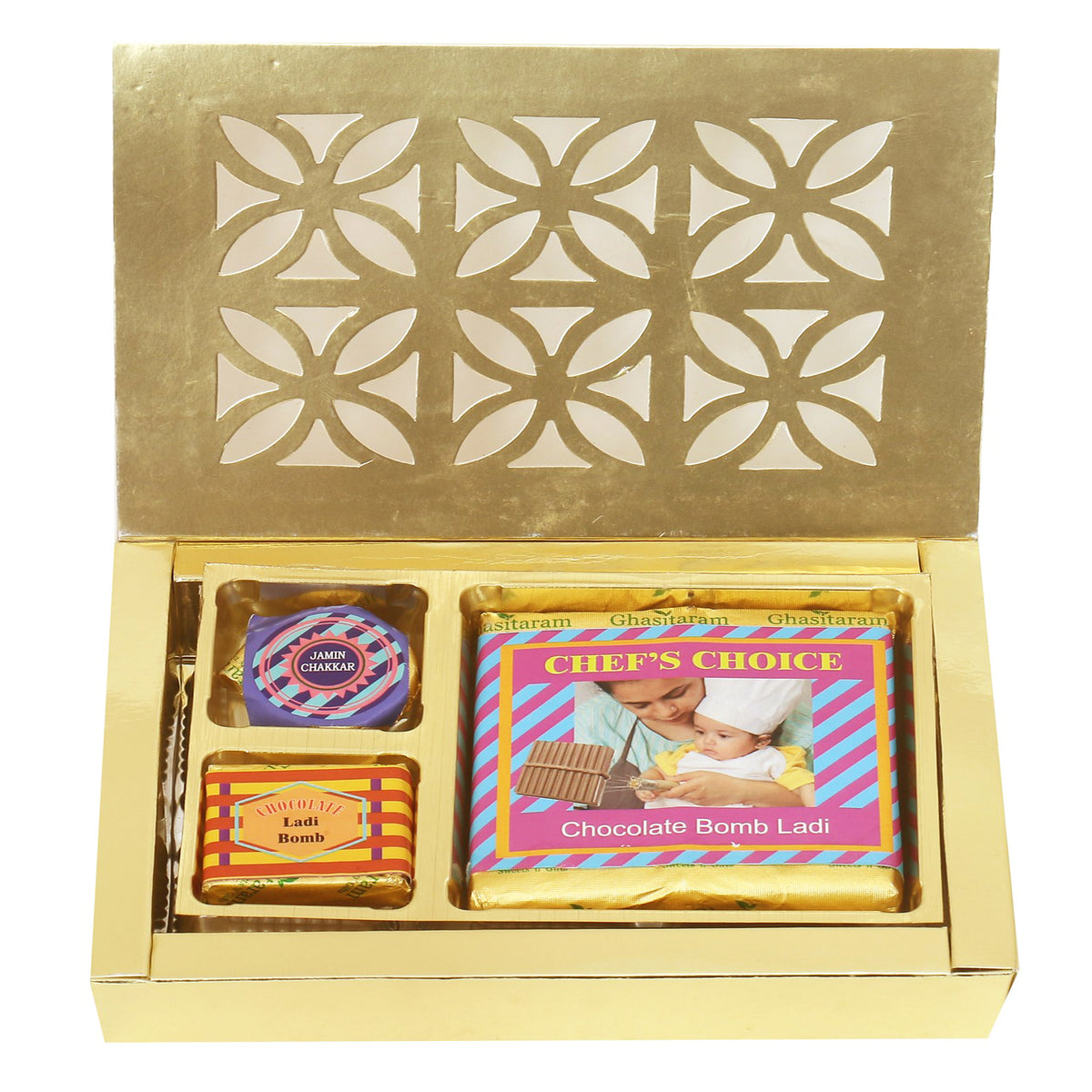 Golden Chocolate Cracker Box Small
