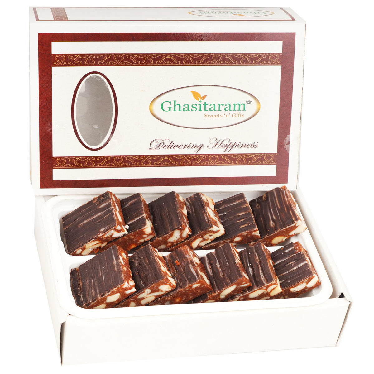 Cashew Chocolate Barfi
