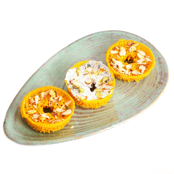 Mini Ghevar for India with rakhis | Rakhi Sweets for Brother | Rakhi Gifts