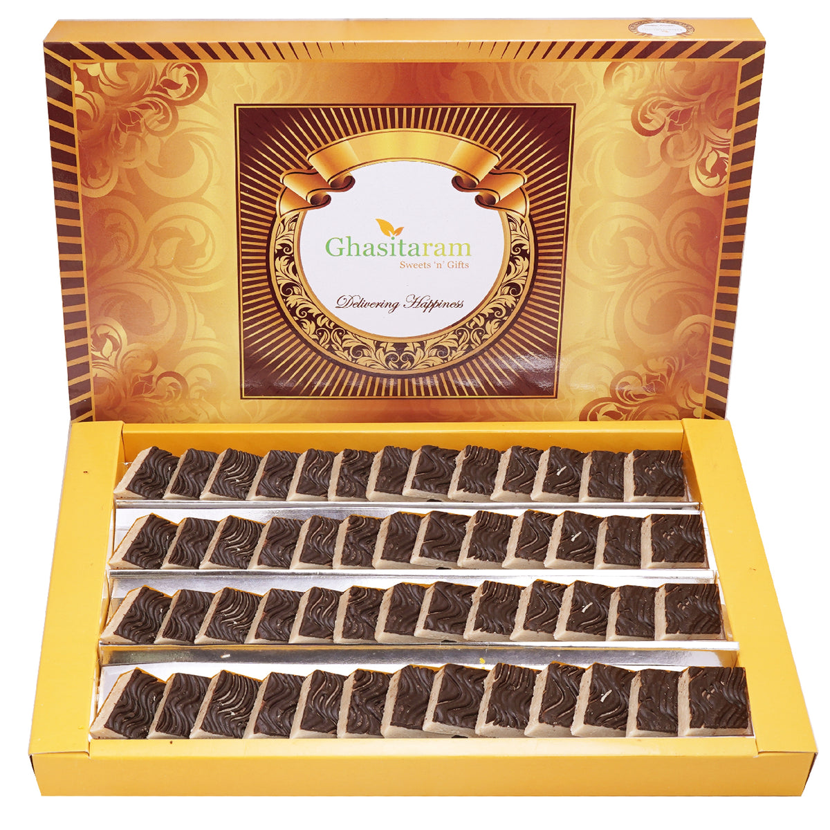 Chocolate Coated Kaju Katlis 800 gms