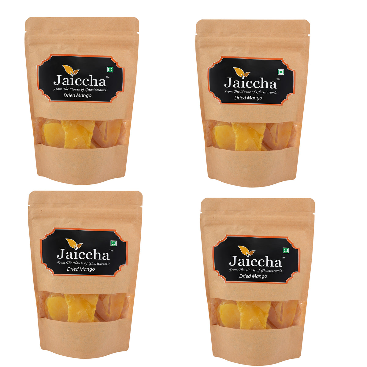 Dried Mango 200 gms in Brown Paper Pouch