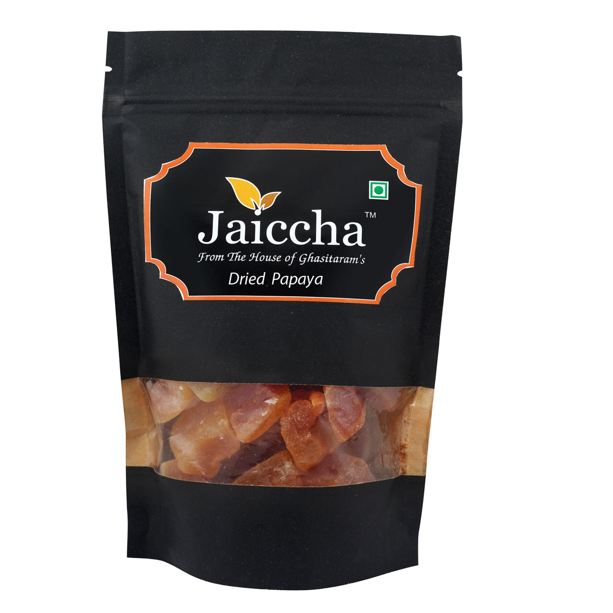 Dried Papaya 800 gms in Black Paper Pouch