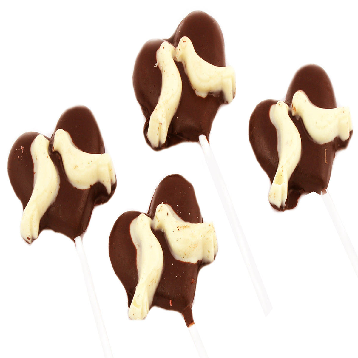 Chocolate-Set of 10 Love Birds