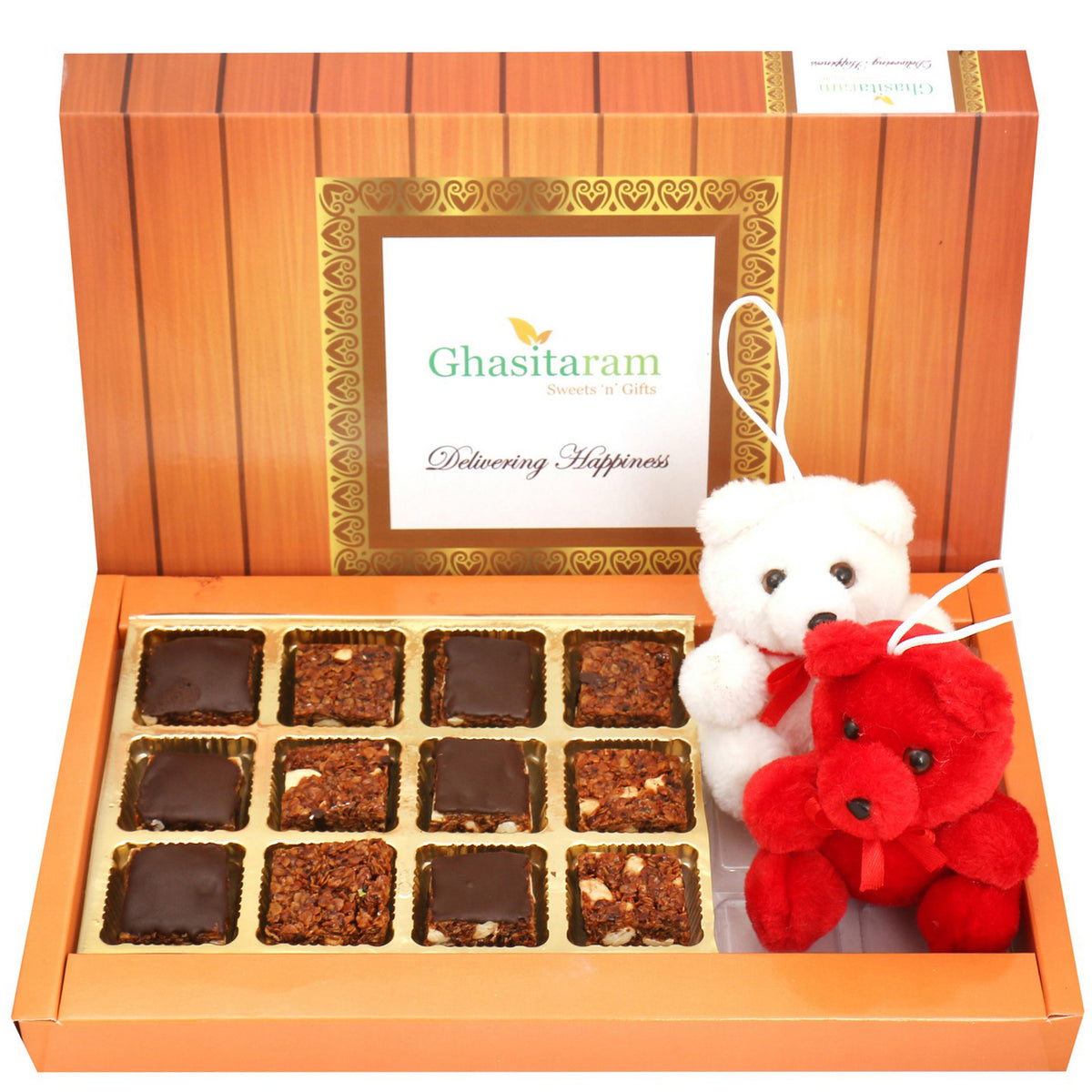 Chocolate Granola Bites with Teddies