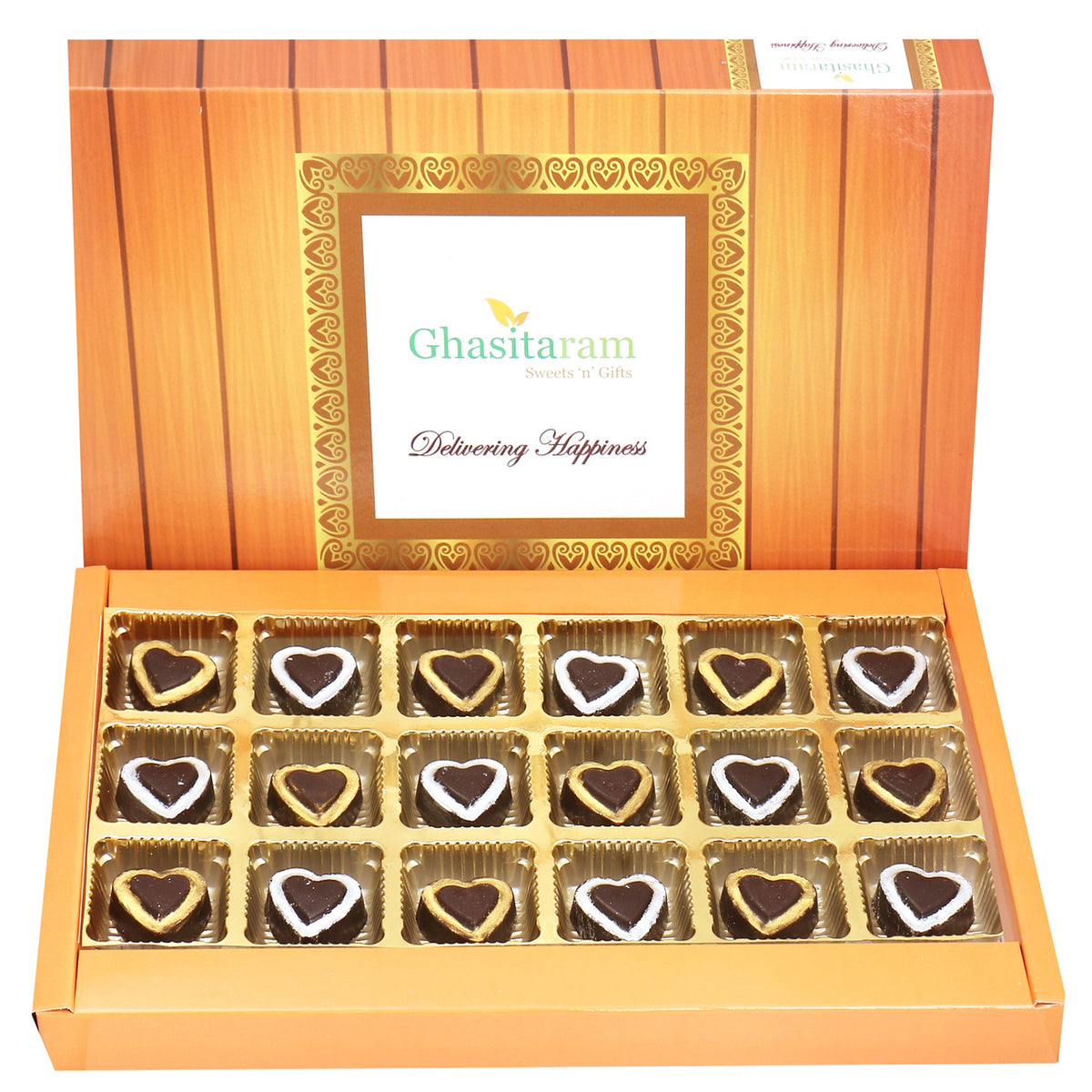 Sheen Chocolate Hearts 18 pcs