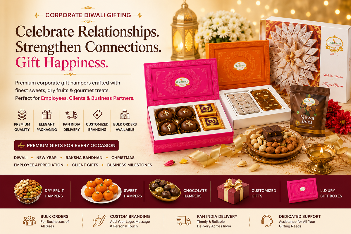Corporate Diwali Gifting in India: Premium Gift Hampers for Employees, Clients & Business Partners