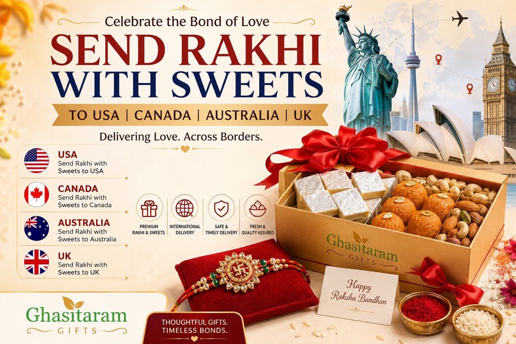 Send Rakhi with Sweets to Canada – Make Raksha Bandhan Special Overseas