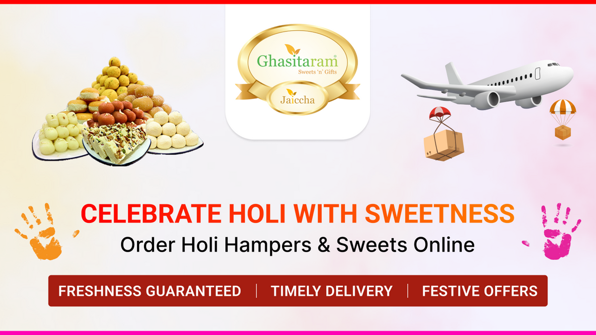 Celebrate Holi with Sweetness: Order Holi Hampers & Sweets Online