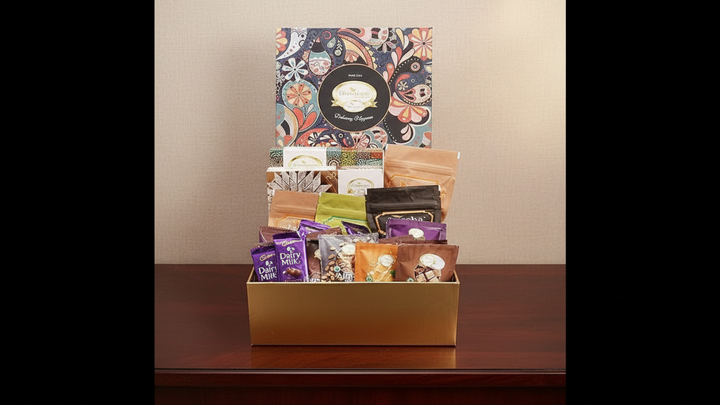 Ghasitaram Big Hamper Box of assorted Goodies 23 goodies