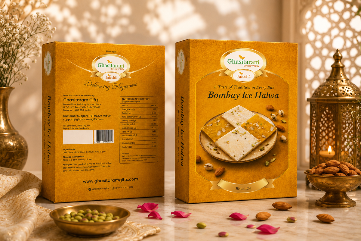 Bhaidhooj Gifts- Ghasitaram's ICE(BOMBAY) HALWA (200 gms)