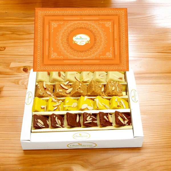 Sugarfree Assorted Mawa Barfis (200 gms)