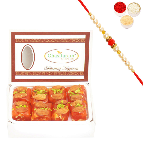 Karachi Halwa (200 gms)with Beads Rakhi