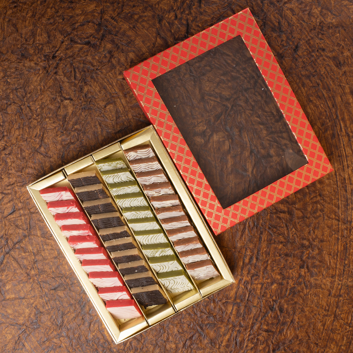 Assorted Irish Kaju Katlis in a gift box