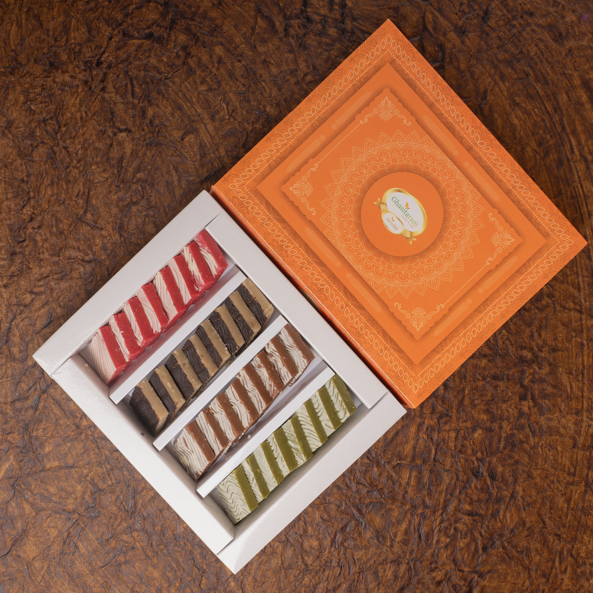 Sweets- Assorted Irish Kaju Katlis 400 gms