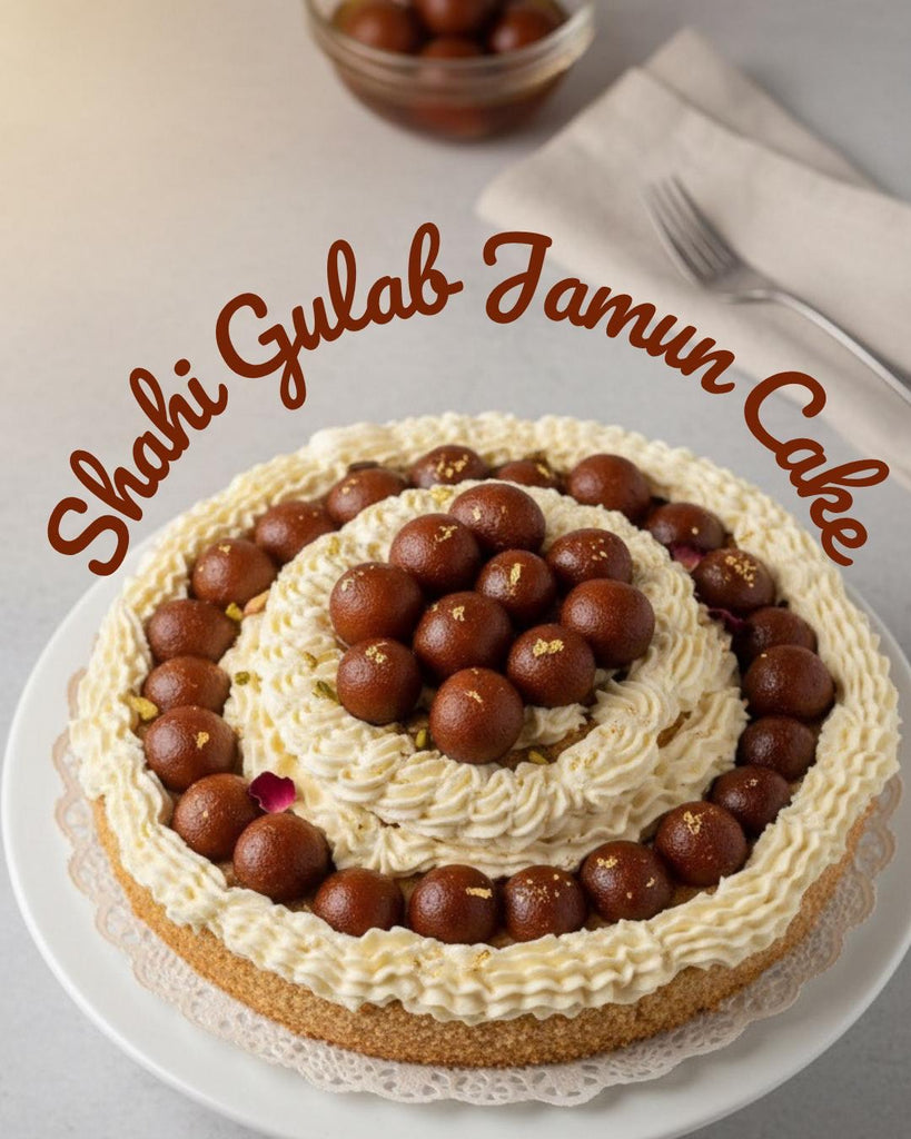 Fresh Eggless Shahi Gulab Jamun Cake 1 kg