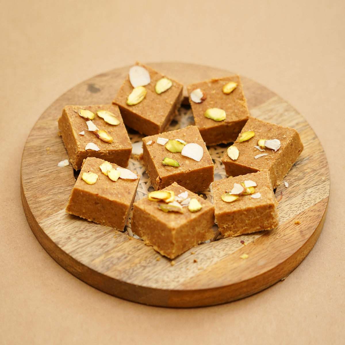 Mothers Day Sweets-Nani's Special Besan Barfi 200  gms