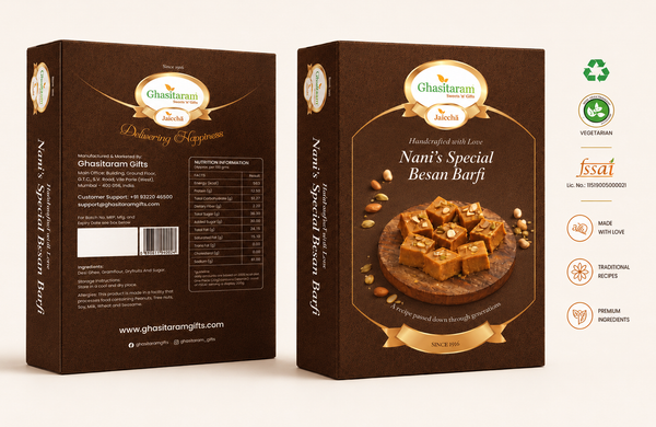 Nani's Special Besan Barfi 200  gms