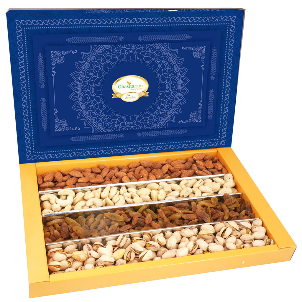 Corporate Gifts-Ghasitaram's Dryfruit Box 800 gms