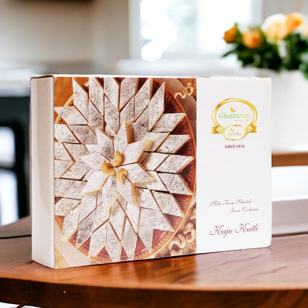 Corporate Gifts-Ghasitarams Pure Kaju Katlis Box 200 gms