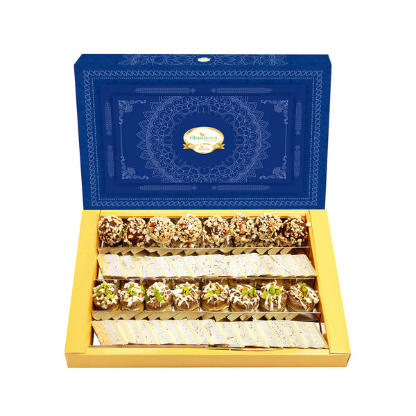 Corporate Gifts-Assorted Box Pure Kaju Katlis, Dryfruit Sweets 800 gms