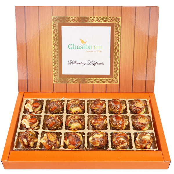 Corporate Gifts-Dryfruit Laddoo with no added Sugar 18 pcs