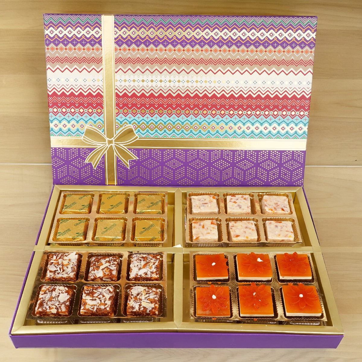 Bhaidhooj Gifts-Fruit n Nut Assorted 24 Bites Box