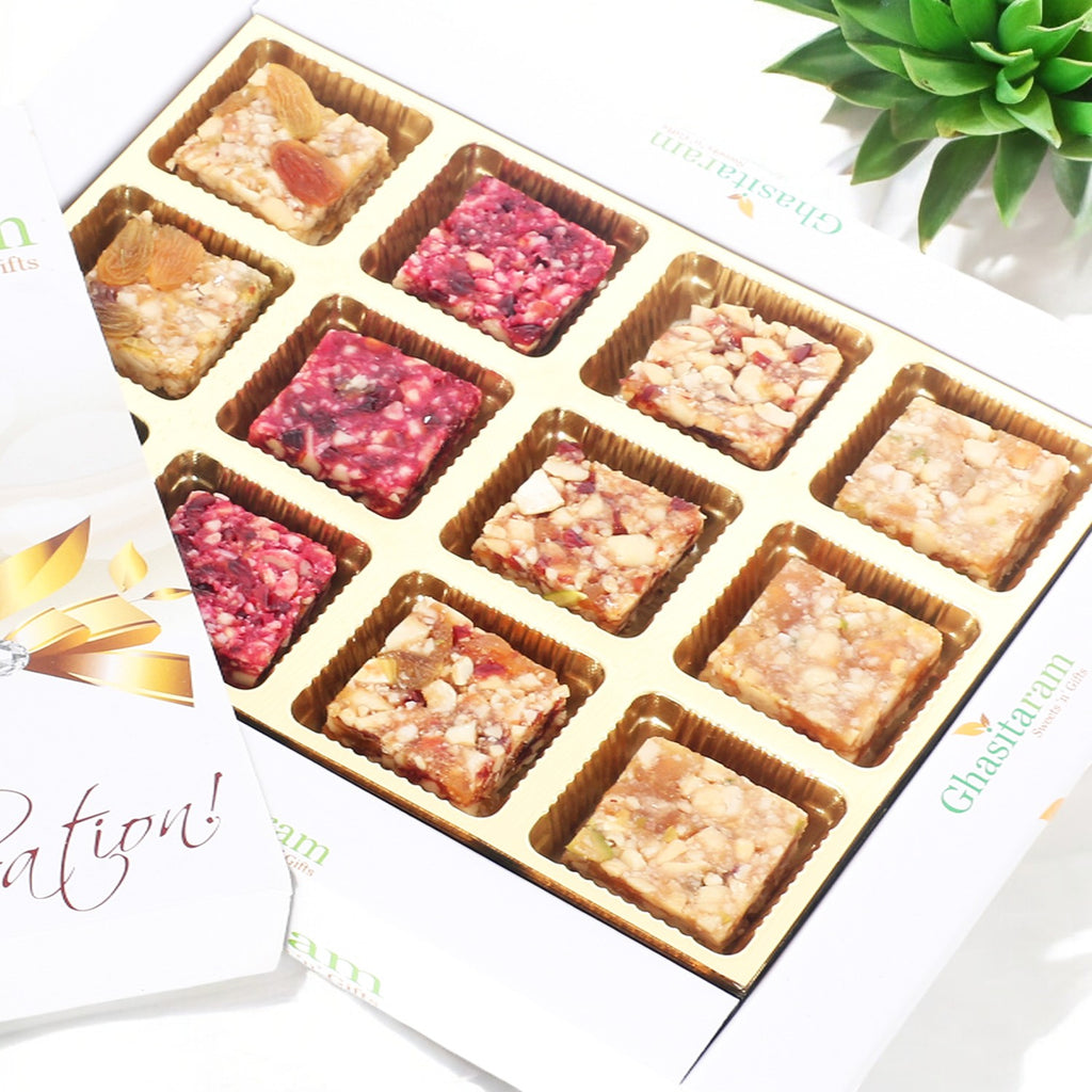 Bhaidhooj Gifts- Ghasitaram's Sugarfree Dates and Figs Bites Box