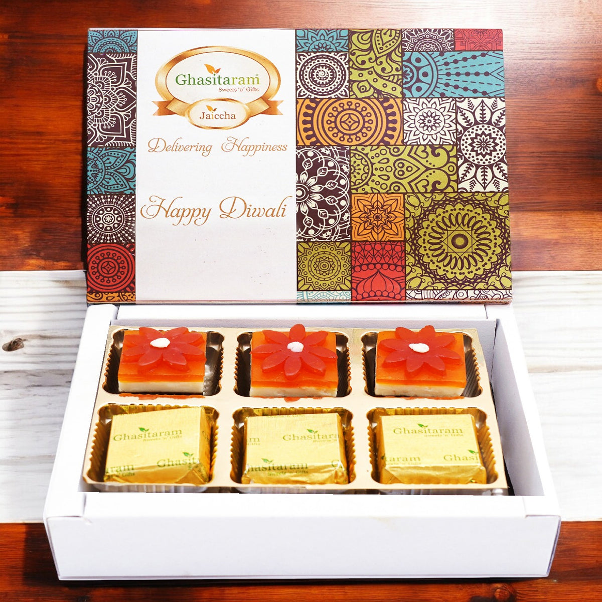 Happy Diwali Box of Assorted Bites 6 pcs