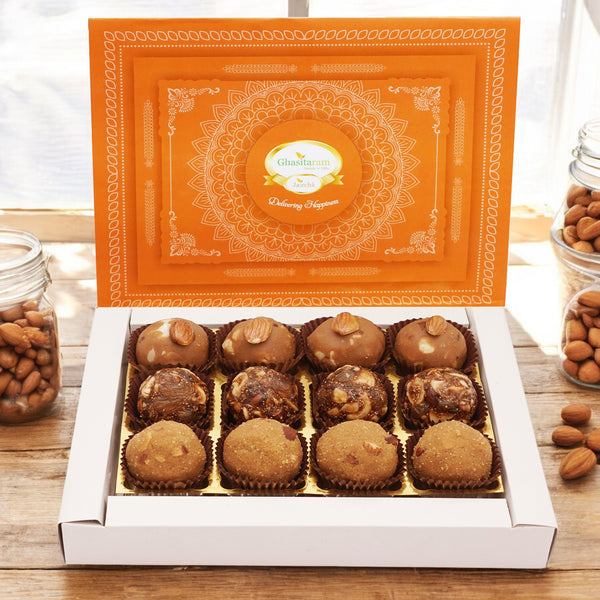 Corporate Gifts-Assorted laddoos Box 12 Pcs