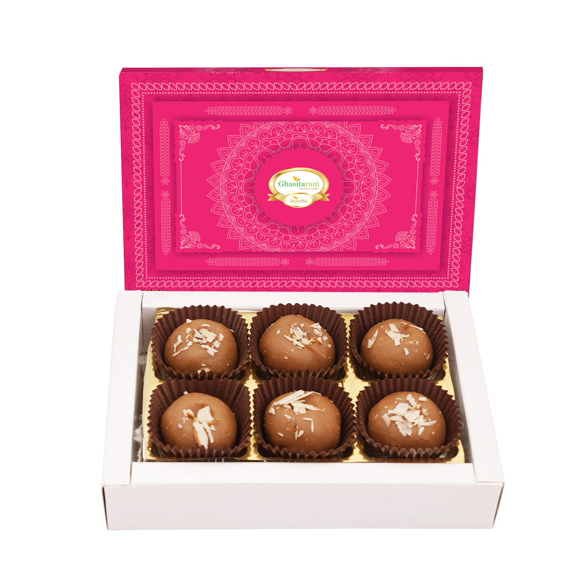 Best indian sweets for diwali-Diwali Gifts-Mathura Peda Box 6 Pcs
