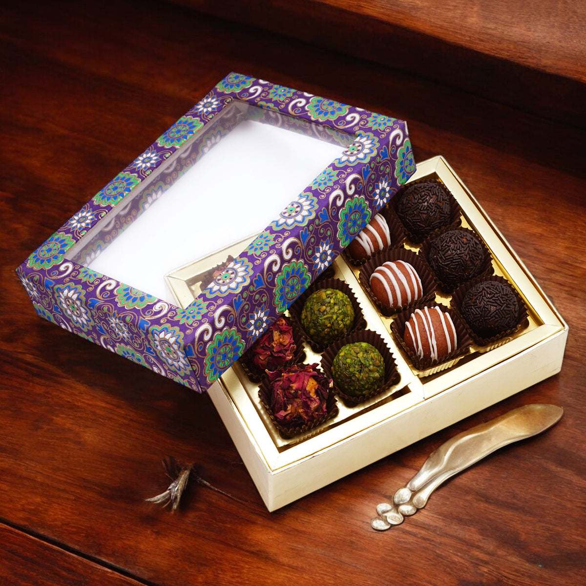 Corporate Gifts-2 Part Printed Box of Exotic Sweets
