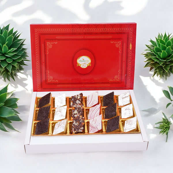 Corporate Gifts-Mix Kaju Katlis 18 pcs