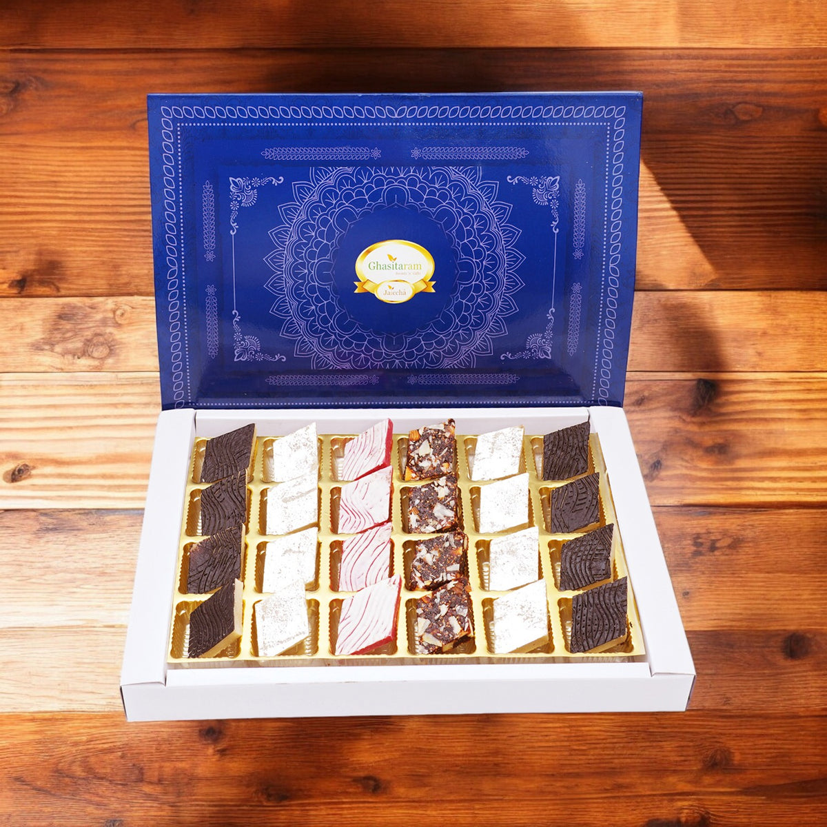 Assorted Kaju Katlis 12 pcs