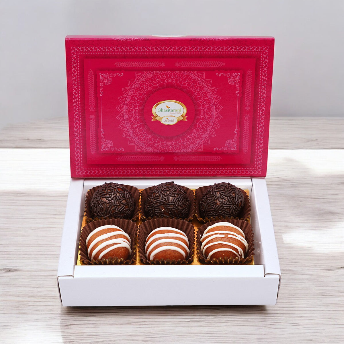 Diwali Gifts-Assorted Fancy Dryfruit Laddoos 6 pcs